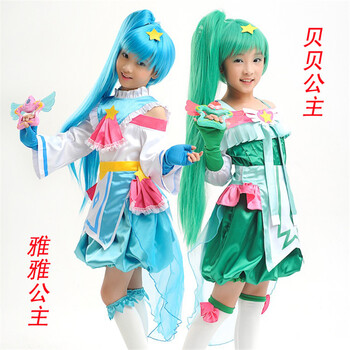 巴拉拉小魔仙之奇迹舞步贝贝公主服装雅雅套装扮cosplay衣服假发表演