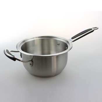 珍珠生活（Pearl Life）H-592日本进口锅具不锈钢汤锅煮奶锅烧锅16cm