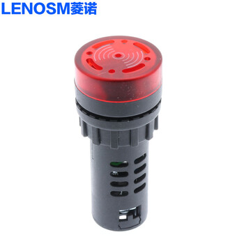 lensom断续声闪光声光蜂鸣器ad62ad1622sm22mm报警器ac220v