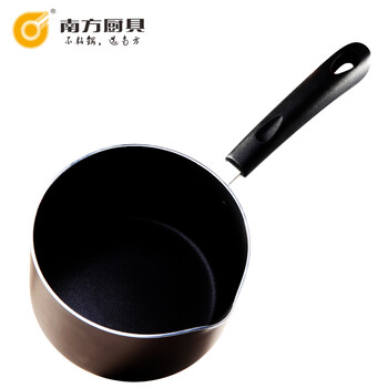 
                                        南方厨具健康不粘锅煮面煮奶锅16CM电磁炉通用NF622 咖啡色                