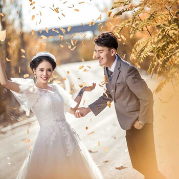 银川婚纱摄影时尚工作室拍摄新娘照结婚照银川