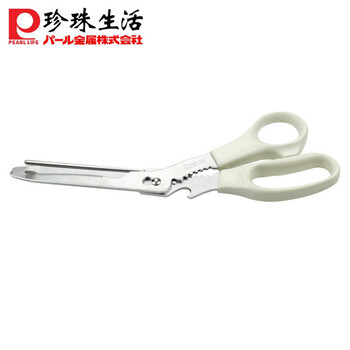 珍珠生活 C-3745进口不锈钢厨房剪刀/多功能剪刀/鱼肉剪/家用剪刀