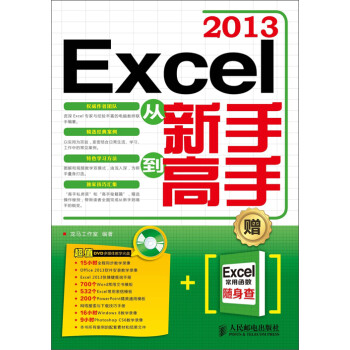 Excel 2013从新手到高手pdf/doc/txt格式电子书下载