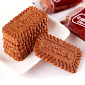 利拉(lila) 利拉比利时风味焦糖饼干酥性饼干24包约410g 早餐饼干咖啡