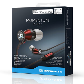 
                                        森海塞尔（Sennheiser）MOMENTUM In-Ear G Black 馒头入耳式耳机 手机耳机 黑色 安卓版                