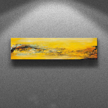 名图油画横幅赵无极抽象画欧式客厅玄关走廊过道挂画装饰画大芬村 无