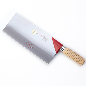 
                                        正士作 菜刀单刀不锈钢切片刀切菜刀厨师刀具炫彩BS-319 经典红                