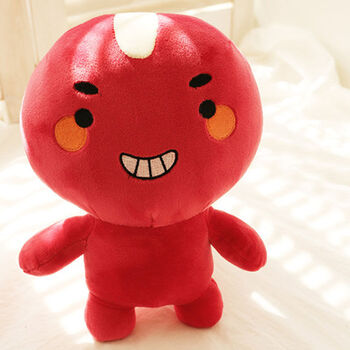多吉美玩偶毛绒玩具荞麦君布娃娃公仔女友生日礼物礼品 红豆君 55cm