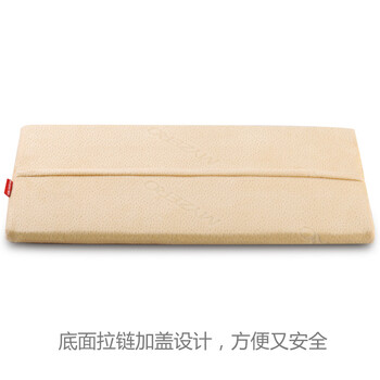 
                                                            慢乐 记忆棉床上腰垫 睡眠护腰枕  慢回弹释压腰椎用护腰靠垫 孕妇腰垫 标准款 (60*28*4cm)                