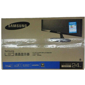 
                                                            三星（SAMSUNG）23.6英寸 LED背光 HDMI高清接口 电脑显示器（S24D300HL）                
