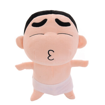 玩具蜡笔小新公仔玩偶抱枕小男孩布娃娃宝宝生日礼物送女生 短裤亲亲