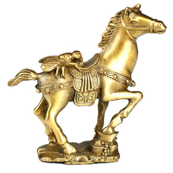 纯铜《马上赢》禄马九星阵摆件 纳四方财 金马玉堂