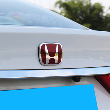 十代思域雅阁红标锋范crv思铂睿方向盘标h改装车标贴标 后标 本田凌派