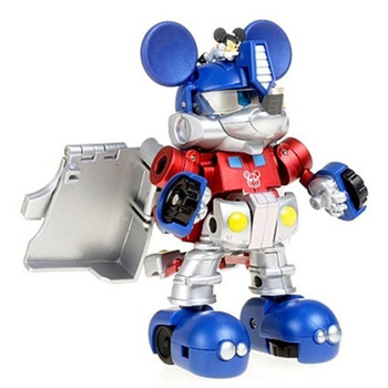 六一儿童节米老鼠米奇擎天侠柱货柜车变形金刚机器人b 原色版