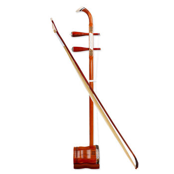 红檀木二胡老红木色演奏收藏二胡乐器送台湾包盒子