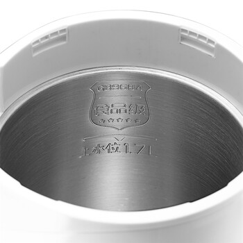 美的（Midea）WQJ1701b 密闭防溢 静音沸腾 双层防烫 进口温控器电热水壶1.7L