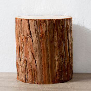 家居创意手工艺品摆件复古小日历咖啡厅店铺桌面装饰品摆设 大号木桩