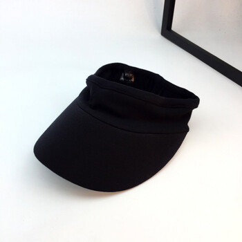 鸭舌帽户外出行遮阳帽男女运动跑步 帽子 黑色 可调节