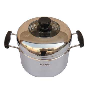 
                                                            苏泊尔（SUPOR） 22CM 蒸滋味蒸煮多用锅SZ22S1蒸锅燃气电磁炉通用锅具SZ24S1 SZ22S1直径22CM                