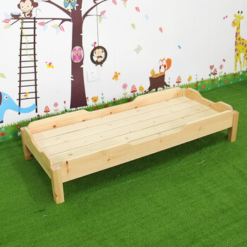 佰尔斯baiersi厂家幼儿园床实木床儿童木板床午睡床重叠床托管床