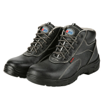 sigetu高帮劳保安全鞋工地鞋 黑色 39