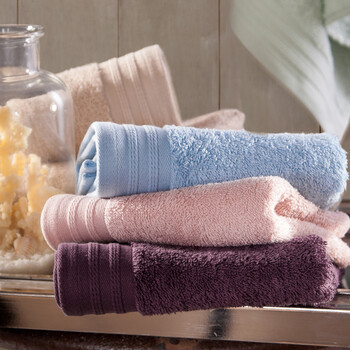 lavie home 致柔埃及长绒棉全棉面巾 汽水绿 35*35cm