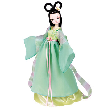 可儿娃娃kurhn七仙女系列绿衣仙子古装娃娃女孩玩具生日礼物10关节体