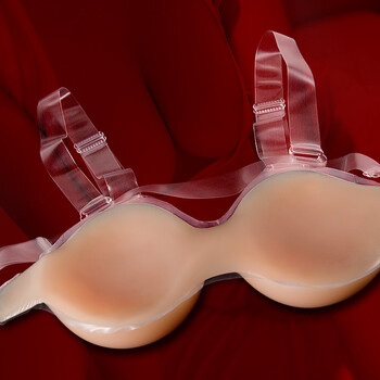 ivita/嫒唯她cd变装肩带义乳 硅胶假乳房 伪娘连体义乳 b杯 600克/对