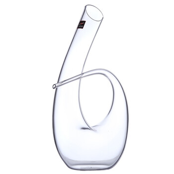 
                                        【京东超市】1950精品黑领结(750ML)纯手工分酒器醒酒器                