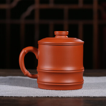 著名陶艺家 韩江 紫砂精品杯 原矿朱泥 泡养效果好