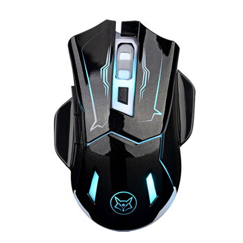 冰狐 可充电无线鼠标 智能省电背光静音游戏鼠标 商务办公大手鼠标 q5