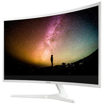 三星(samsung) c32f395fw 31.5英寸1800r曲面电脑液晶高清显示器