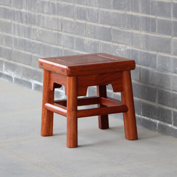 花梨木加大富贵凳 红木方矮凳小板凳 实木质凳子家具 花梨做漆