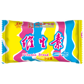 义利维生素面包135g