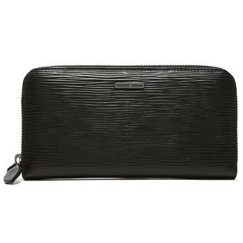 男士黑色牛皮拉链钱包 yeme49 yas9j 80001 黑色【图片 价格 品牌