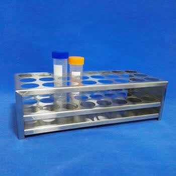 不锈钢50ml试管架 24孔离心管架 ep管样品管架3cm孔径丫米_现价90元