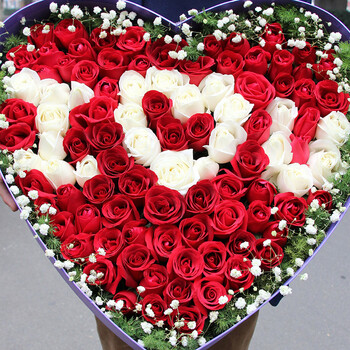 蓝色妖姬 玫瑰花束爱人父亲节结婚纪念日纪念婚庆表白福州重庆花卉