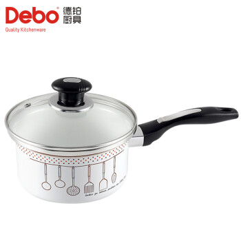 
                                        Debo 德铂lecker乐克尔 纽西兰珐琅奶锅耐磨耐刮 无涂层无毒抗酸碱少油烟不褪色-                
