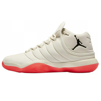 jordan 空中飞人战靴react缓震实战男子篮球鞋 米红 21203104 标准43