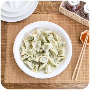 满日式双层饺子盘沥水餐盘创意餐具家用塑料菜盘碟子水饺盘子a