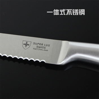 不锈钢面包刀 带锯齿 切蛋糕面包刀 粗齿 厨房烹饪据刀 烘培工具 10寸