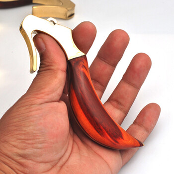 扁皮筋弹弓海派无架手纯铜红木贴片过顶护指袖珍高跟鞋专业竞技弓架