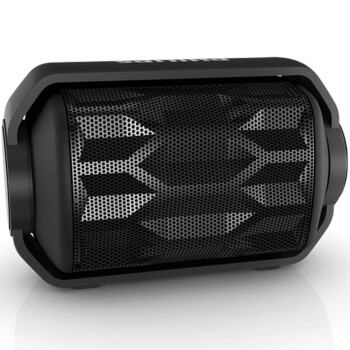
                                        飞利浦(PHILIPS)BT2200B Shoqbox MINI便携式无线蓝牙音箱 运动户外防水音响 免提通话 小金刚低音炮                