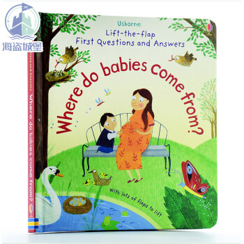 妈妈我从哪里来 英文原版Where Do Babies Come From翻翻书 生命启蒙