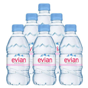 依云（evian） Evian依云天然矿泉水法国原装进口会议招待饮用水弱碱水 1500ml/瓶/*2