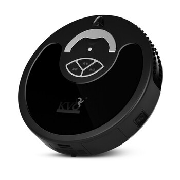 玩者 KV8 黑驹超薄静音智能家用扫地机器人-黑色 创意家居 送礼佳品