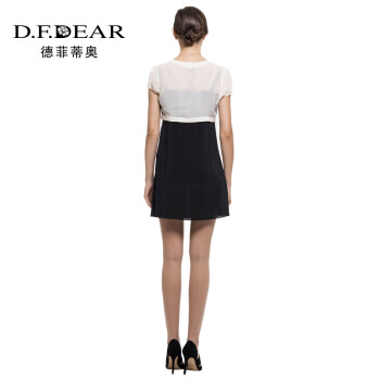 德菲蒂奥/D.F.DEAR2014新款女装时尚背心短外套 白色01 XL