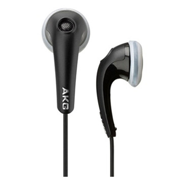 
                                        AKG K318 入耳式耳机 立体声音乐耳机 苹果手机通话耳机 黑色                