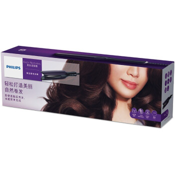
                                        
                                                            飞利浦（PHILIPS）电卷发棒卷直两用 夹板 卷发器 防烫手造型 适用粗硬发质 细软发质 BHH777/05                