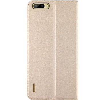 华为 原装带开窗翻盖保护套 （香槟金色） 适用于荣耀6plus